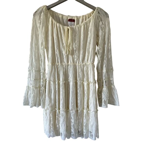Scully Cream Ivory Lace Long Sleeve Dress Style HC81 - Picture 1 of 6